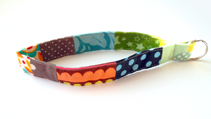 Schlüsselanhänger, Schlüsselband, Patchwork