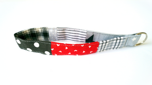 Schlüsselanhänger, Schlüsselband, Patchwork