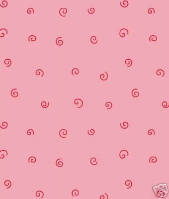 Westfalenstoffe rosa mit Kringeln 0,5m Junge Linie Webware Baumwolle