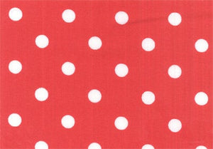 Westfalenstoffe rot weiße Punkte Capri Webware Baumwolle