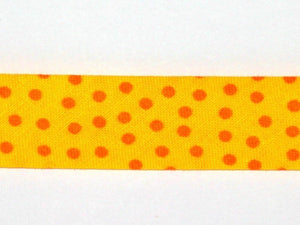 1m Schrägband gelb mit orangen Punkten Westfalen
