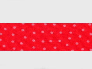 1m Schrägband rot mit rosa Punkten Westfalen