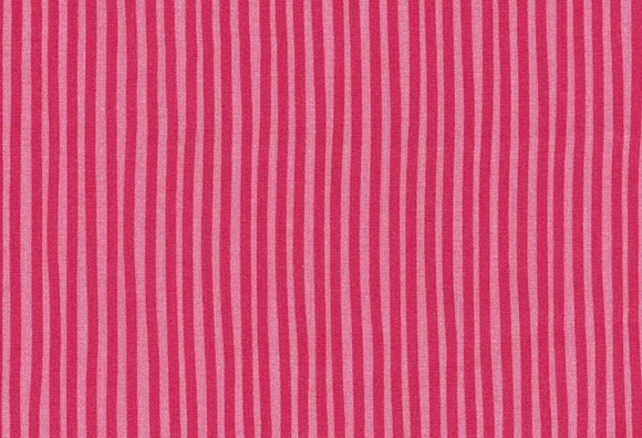 Westfalenstoffe Bio Baumwolle kbA Junge Linie pink Streifen, Webware Baumwolle