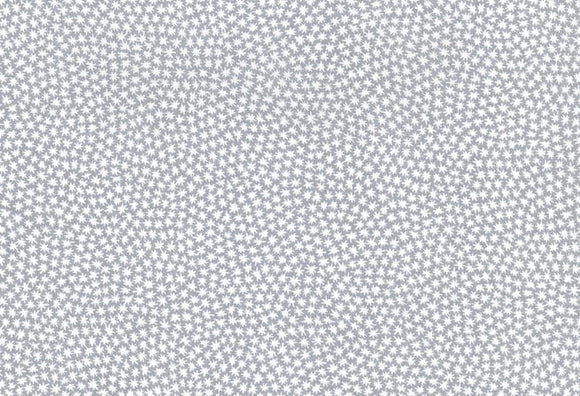 Westfalenstoffe Capri Blätter 010506287 grau-weiß 0,5m Webware Baumwolle