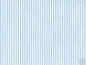 Westfalenstoffe Vichystreifen hellblau-weiß 0,5m Webware Baumwolle