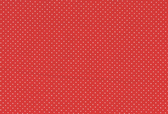 Westfalenstoffe rot weiße Punkte  Junge Linie 0,5m Webware Baumwolle