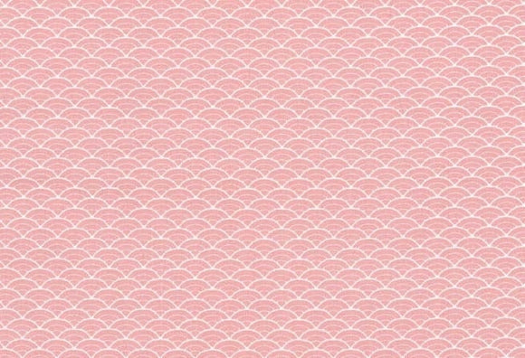 Westfalenstoffe Kyoto Wellen rosa 0,5m Webware Baumwolle