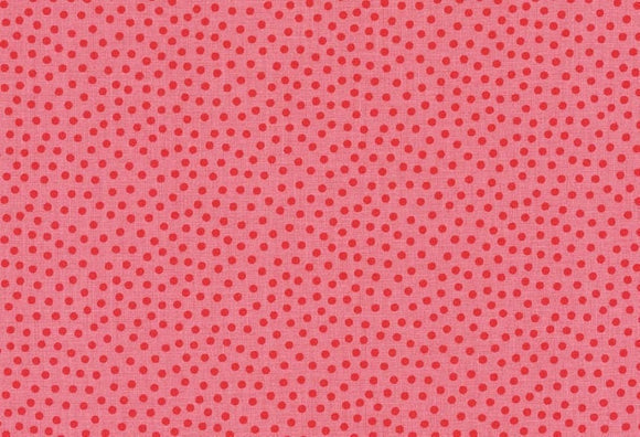 Westfalenstoffe Junge Linie rosa kleine Punkte Webware Baumwolle