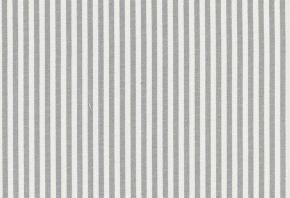 Westfalenstoffe Streifen grau-weiß 4mm, Leon, Webware Baumwolle