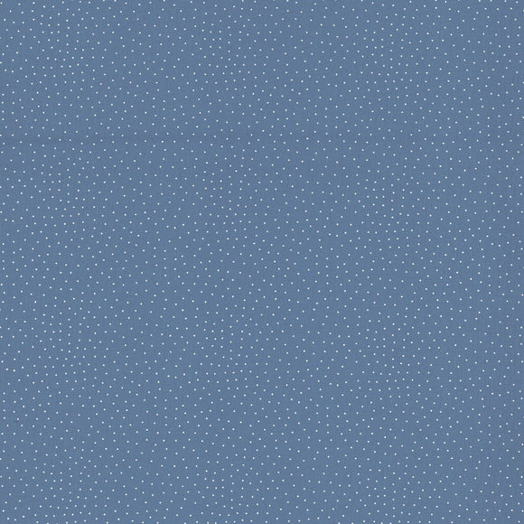 Kitzbühel Westfalenstoffe dunkleres Blau kleine weiße Punkte Baumwolle Webware